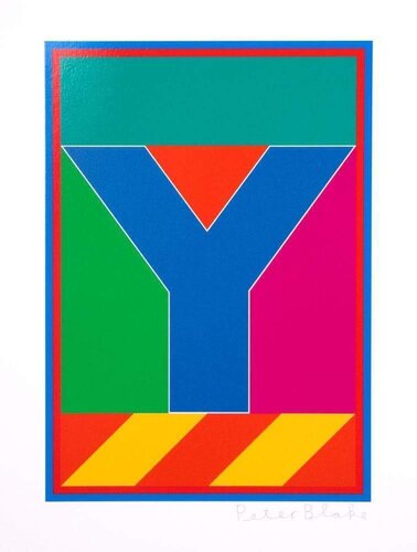 Dazzle Alphabet Y di Peter Blake, Stampa in vendita su Singulart
