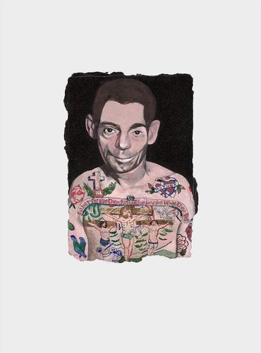 Tattooed People Dan di Peter Blake, Stampa in vendita su Singulart