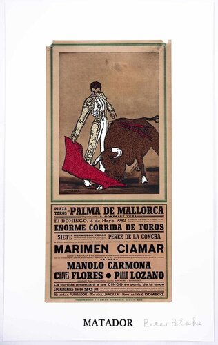 Reclaimed Icons Matador di Peter Blake, Stampa in vendita su Singulart