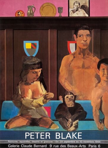 Expo 84 - Galerie Claude Bernard van Peter Blake, Afdruk te koop op Singulart