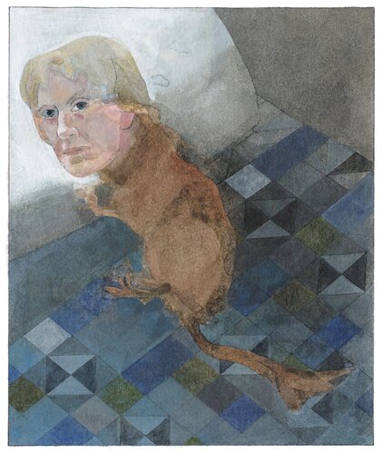 Mrs Organ Morgan, Groceress di Peter Blake, Stampa in vendita su Singulart