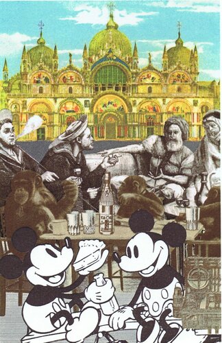 Mickey’s Birthday Party di Peter Blake, Stampa in vendita su Singulart