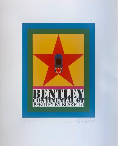 Bentley par Peter Blake, Édition en vente sur Singulart