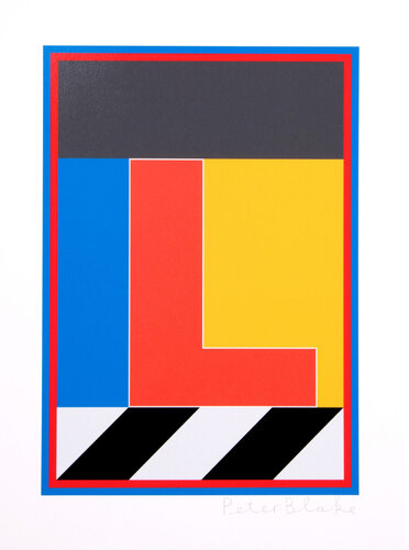 Dazzle Letter L par Peter Blake, Édition en vente sur Singulart