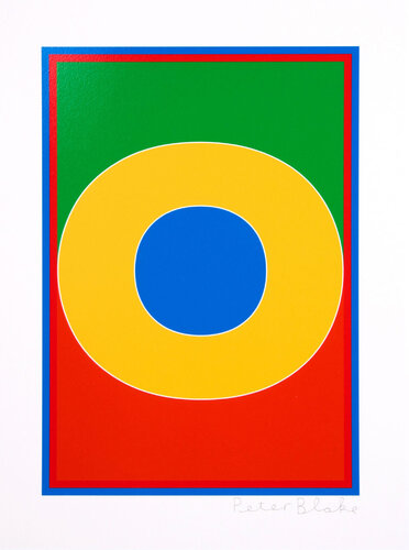 Dazzle Letter O par Peter Blake, Édition en vente sur Singulart