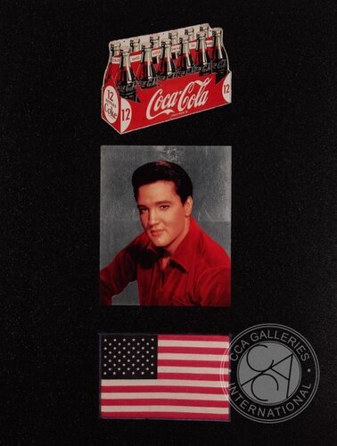 American Trilogy (Black and Silver Diamond Dust) par Peter Blake, Édition en vente sur Singulart