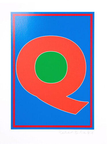 DAZZLE ALPHABET A - Z, LETTER Q van Peter Blake, Afdruk te koop op Singulart