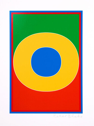 DAZZLE ALPHABET A - Z, LETTER O van Peter Blake, Afdruk te koop op Singulart