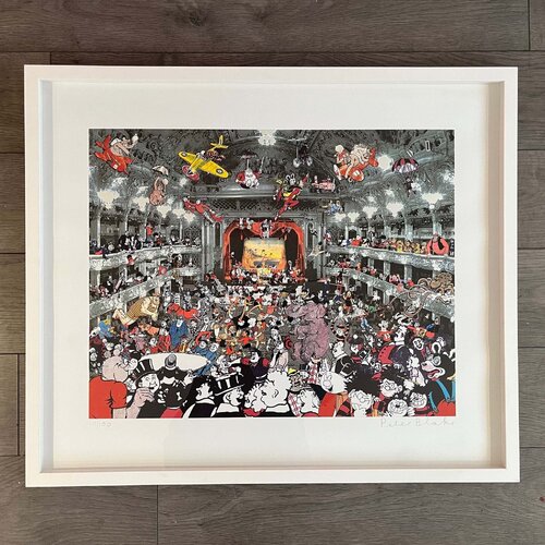 Marcel Duchamp World Tour van Peter Blake, Afdruk te koop op Singulart