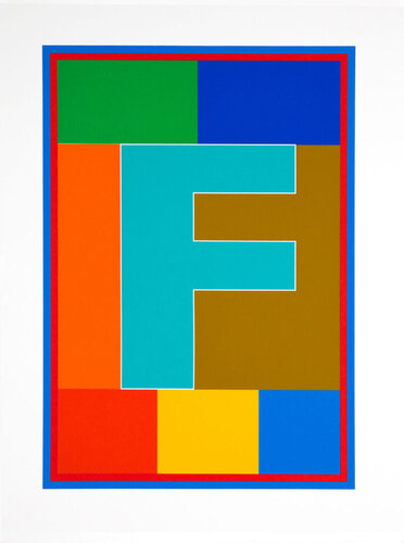 DAZZLE ALPHABET A - Z, LETTER F van Peter Blake, Afdruk te koop op Singulart