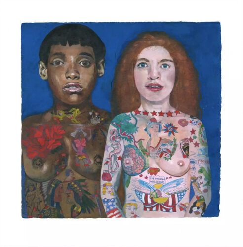 TATTOOED LADIES van Peter Blake, Afdruk te koop op Singulart