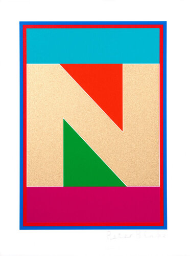 DAZZLE ALPHABET A - Z, LETTER N van Peter Blake, Afdruk te koop op Singulart