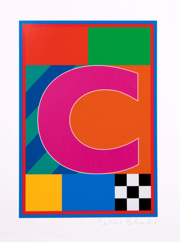 DAZZLE ALPHABET A - Z, Letter C van Peter Blake, Afdruk te koop op Singulart
