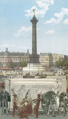 PARIS AQUARIUM van Peter Blake, Afdruk te koop op Singulart
