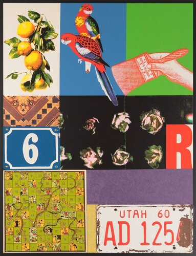 Homage to Rauschenberg V van Peter Blake, Afdruk te koop op Singulart