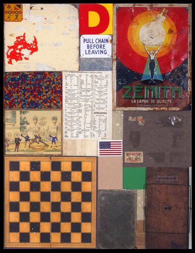 Homage to Rauschenberg II van Peter Blake, Afdruk te koop op Singulart