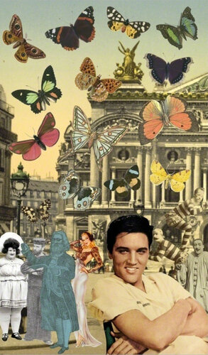 Elvis in Paris par Peter Blake, Édition en vente sur Singulart