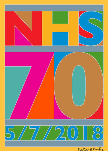 NHS 70 par Peter Blake, Édition en vente sur Singulart