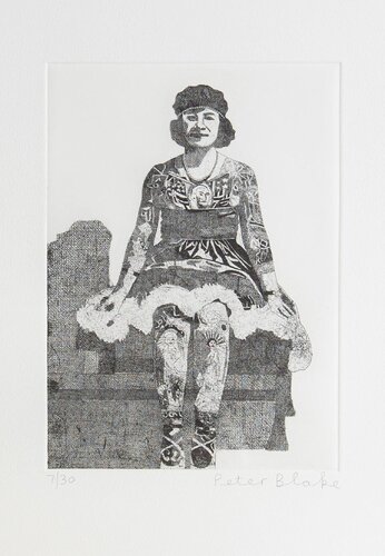 Liberty Beauty Rose par Peter Blake, Édition en vente sur Singulart