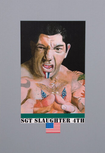Wrestlers: Sgt Slaughter 4th van Peter Blake, Afdruk te koop op Singulart