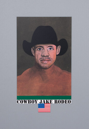 Wrestlers: Cowboy Jake Rodeo van Peter Blake, Afdruk te koop op Singulart