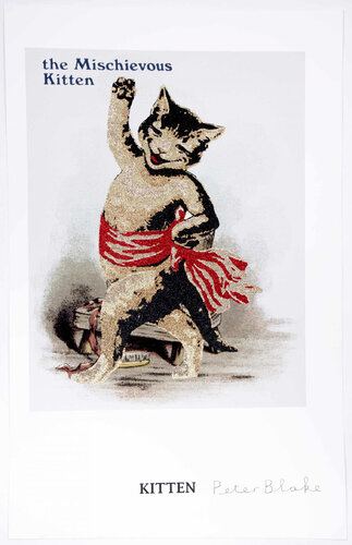 Reclaimed Icons - Kitten van Peter Blake, Afdruk te koop op Singulart