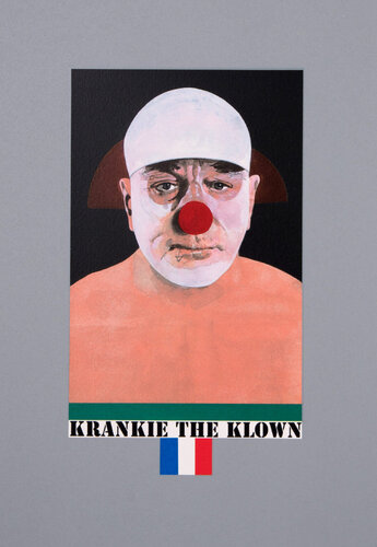 Wrestlers: Krankie the Klown di Peter Blake, Stampa in vendita su Singulart
