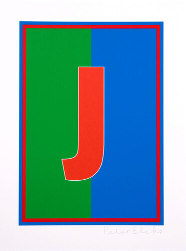 DAZZLE ALPHABET A - Z, LETTER J di Peter Blake, Stampa in vendita su Singulart
