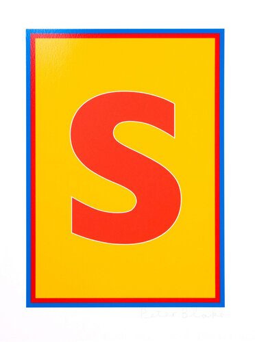 Dazzle Letter S di Peter Blake, Stampa in vendita su Singulart