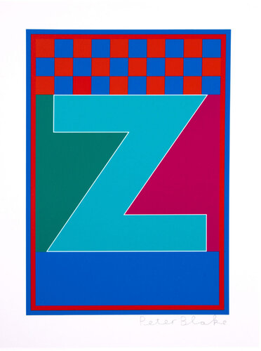 Dazzle Letter Z di Peter Blake, Stampa in vendita su Singulart