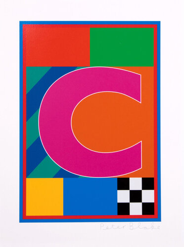 Dazzle Letter C di Peter Blake, Stampa in vendita su Singulart