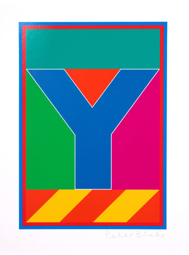 Dazzle Letter Y di Peter Blake, Stampa in vendita su Singulart