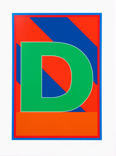 Dazzle Letter D di Peter Blake, Stampa in vendita su Singulart