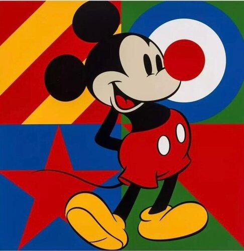 Disney (Red Nose Day) by Peter Blake, Print for Sale on Singulart
