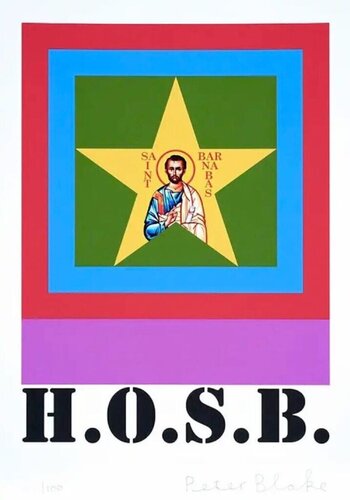 St Barnabas van Peter Blake, Afdruk te koop op Singulart