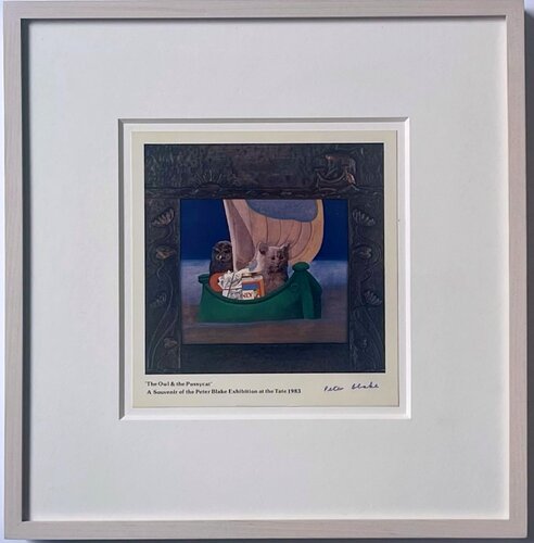Peter Blake - The Owl and the Pussycat van Peter Blake, Afdruk te koop op Singulart