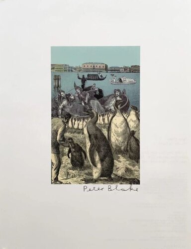 Venice - Exhibition poster par Peter Blake, Édition en vente sur Singulart