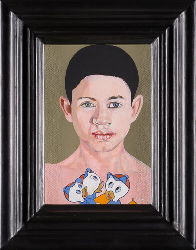 Late Period. 'Girl with a Disney Tattoo' 6 par Peter Blake, Peinture en vente sur Singulart