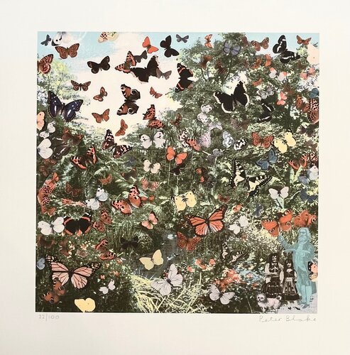 The London Suite - Hyde Park - Positively the Last Appearance of the Butterfly Man par Peter Blake, Édition en vente sur Singulart