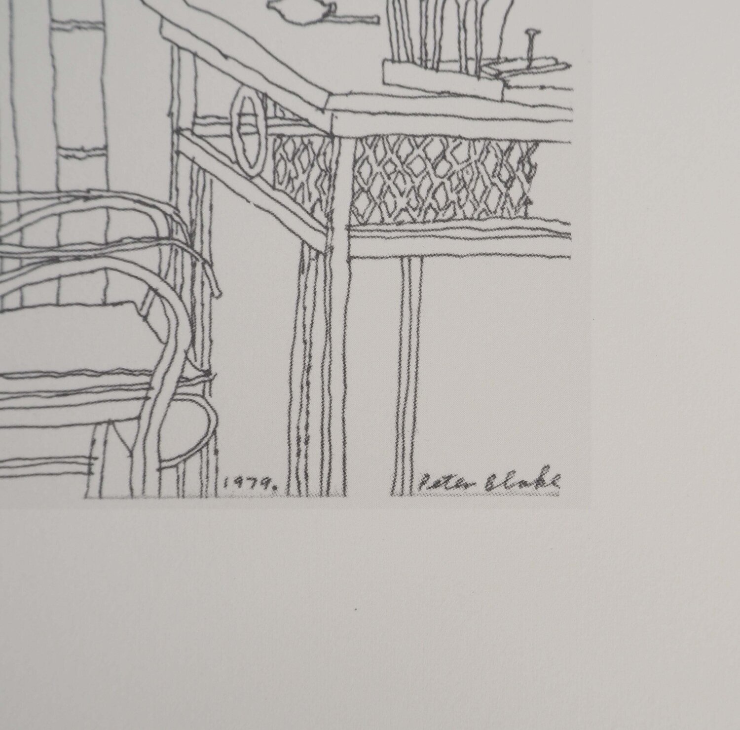 A la Barbade : l'atelier végétal Peter Blake Druck zu verkaufen