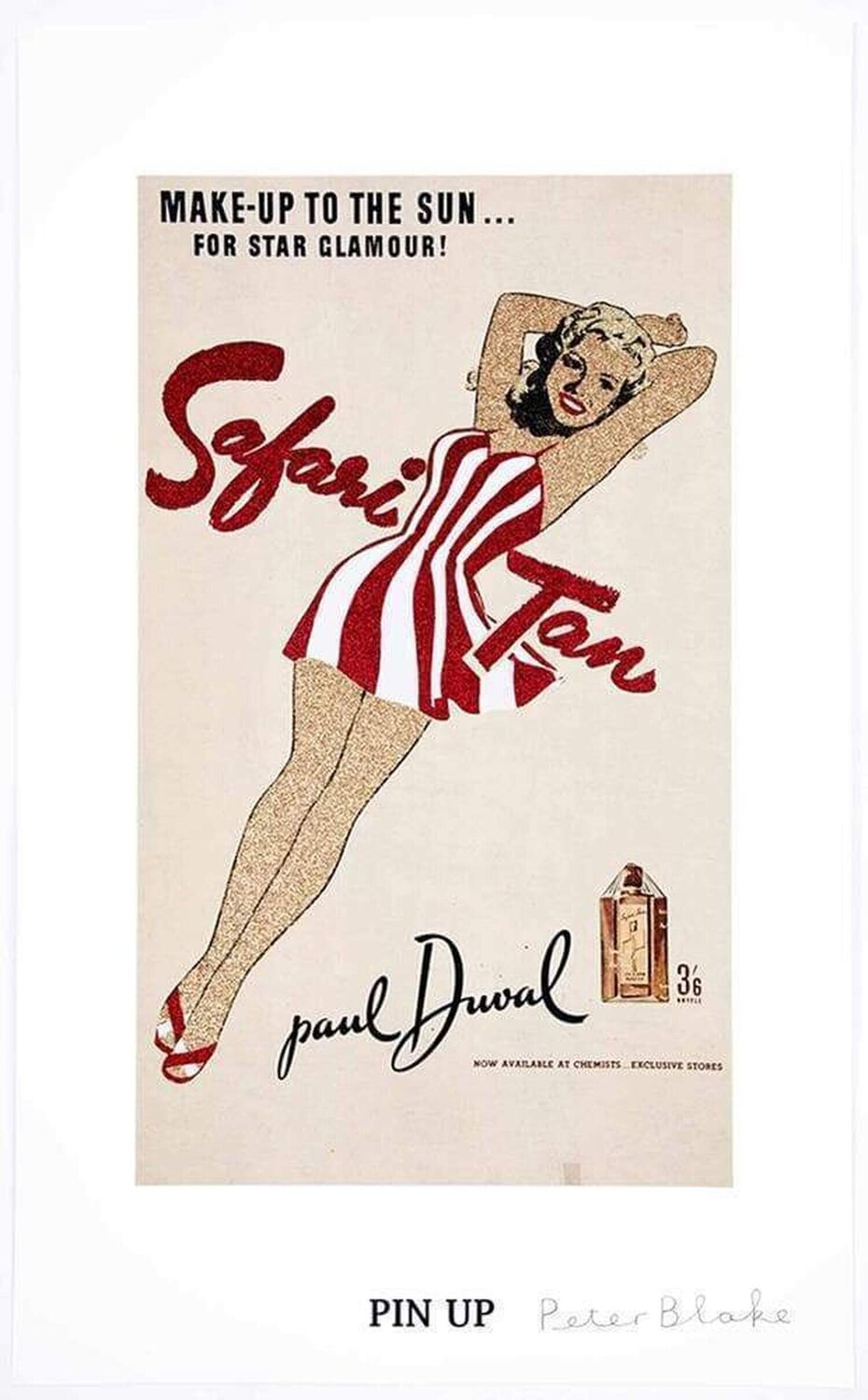 Reclaimed Icons Pin Up Peter Blake Stampa in vendita