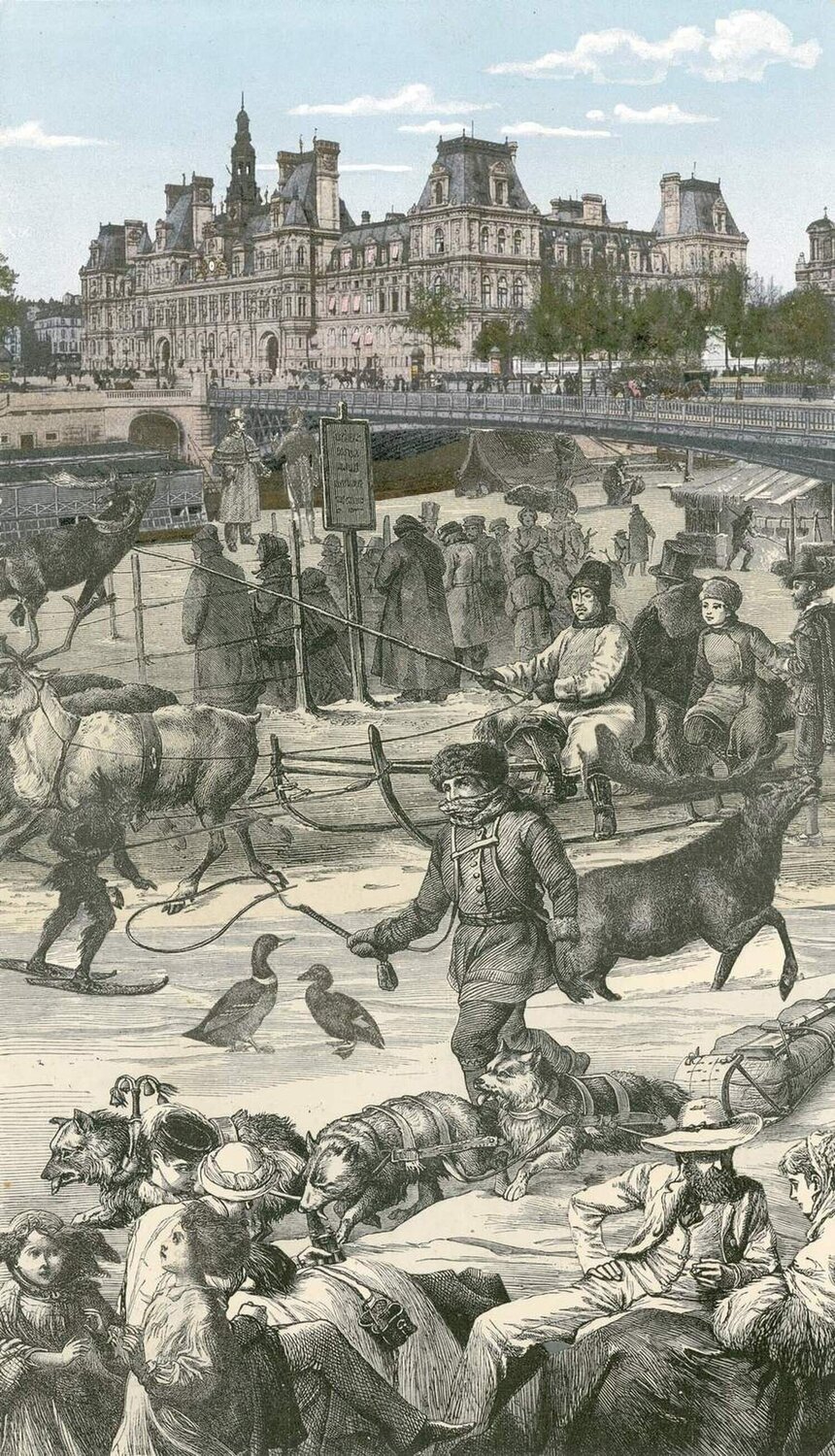 Paris The Day the Seine Froze Over Peter Blake Druck zu verkaufen