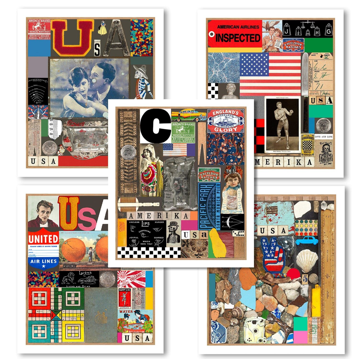 USA Series - Set of 5 Peter Blake Druck zu verkaufen