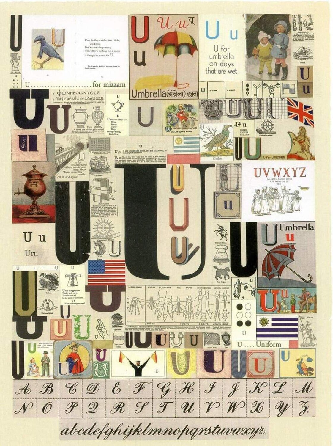 Alphabet : The Letter U Peter Blake Stampa in vendita