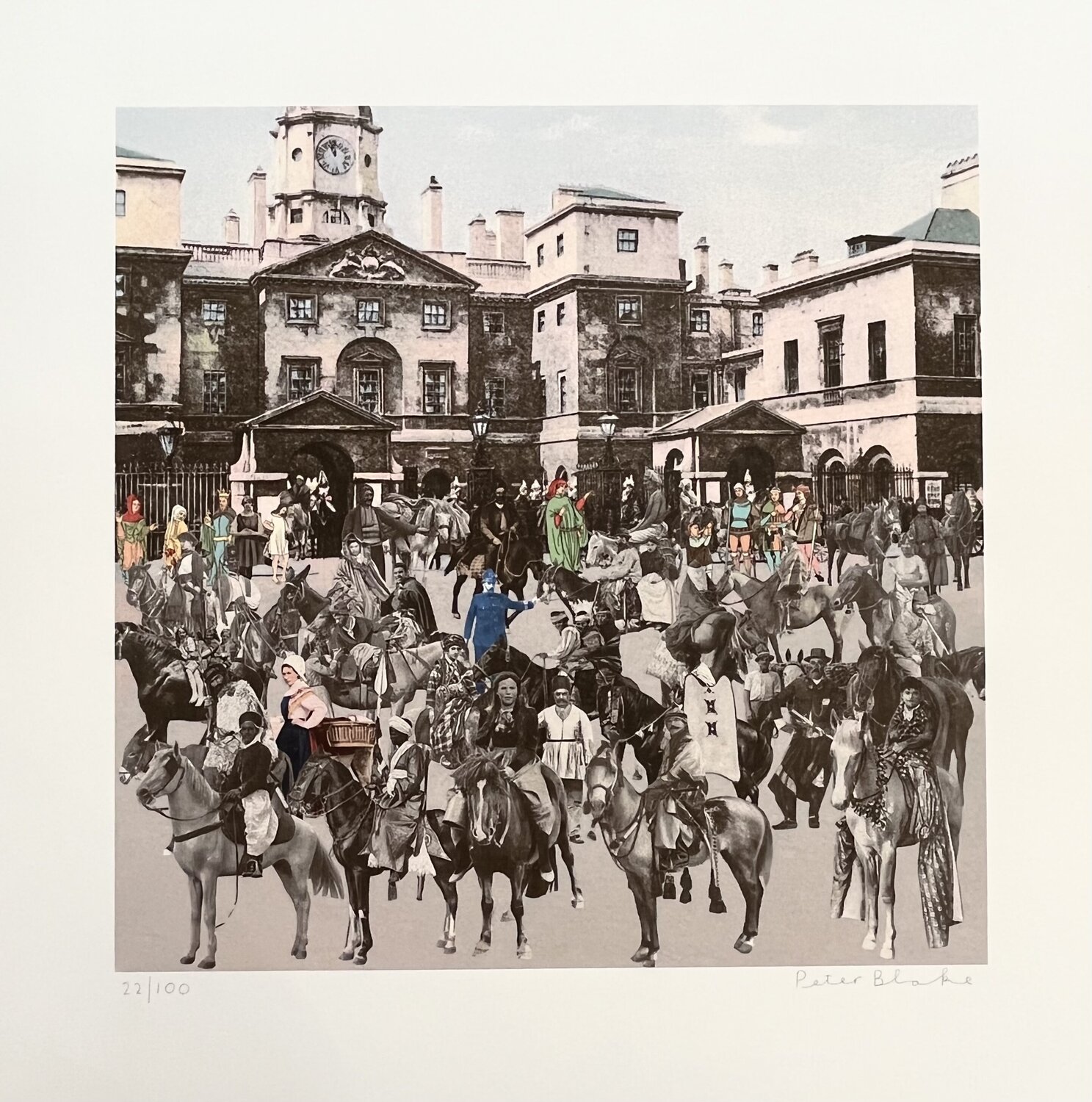 Horse Guards Parade Horses and Horsemen Peter Blake Druck zu verkaufen