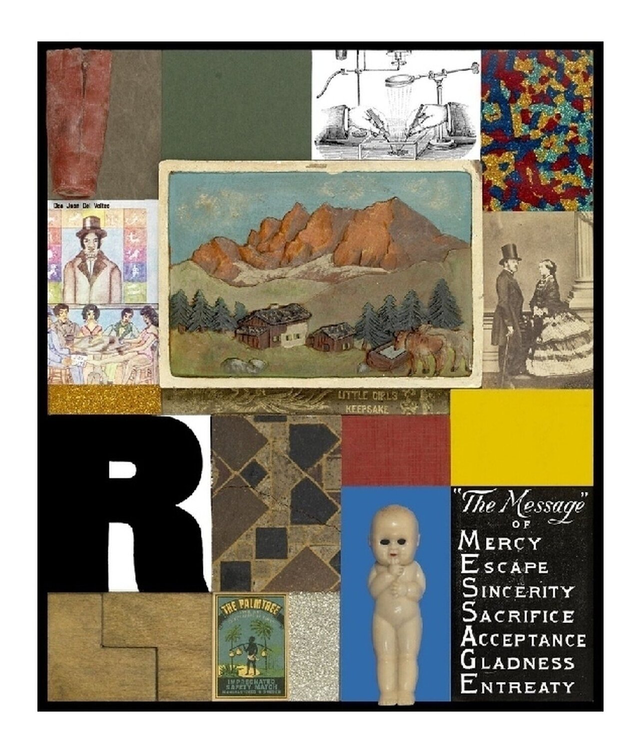 Wooden Puzzle Series, Landscape Peter Blake Stampa in vendita