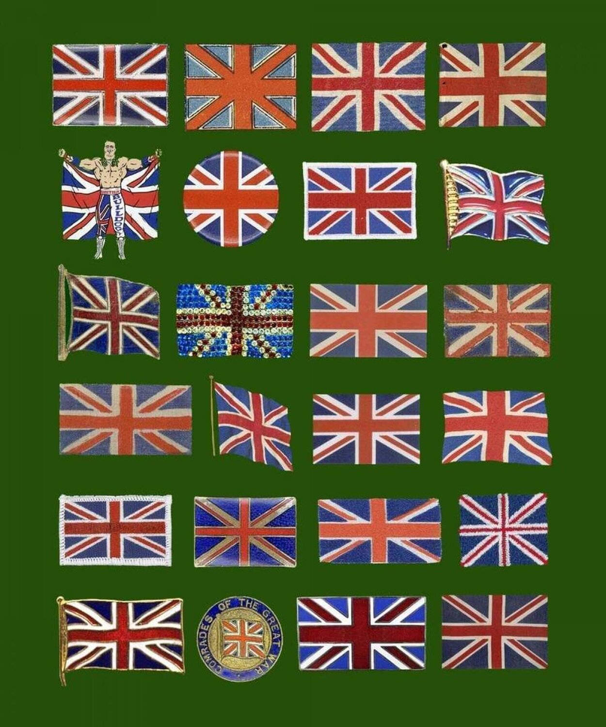 Found Art: 24 Flags Peter Blake Afdruk te koop