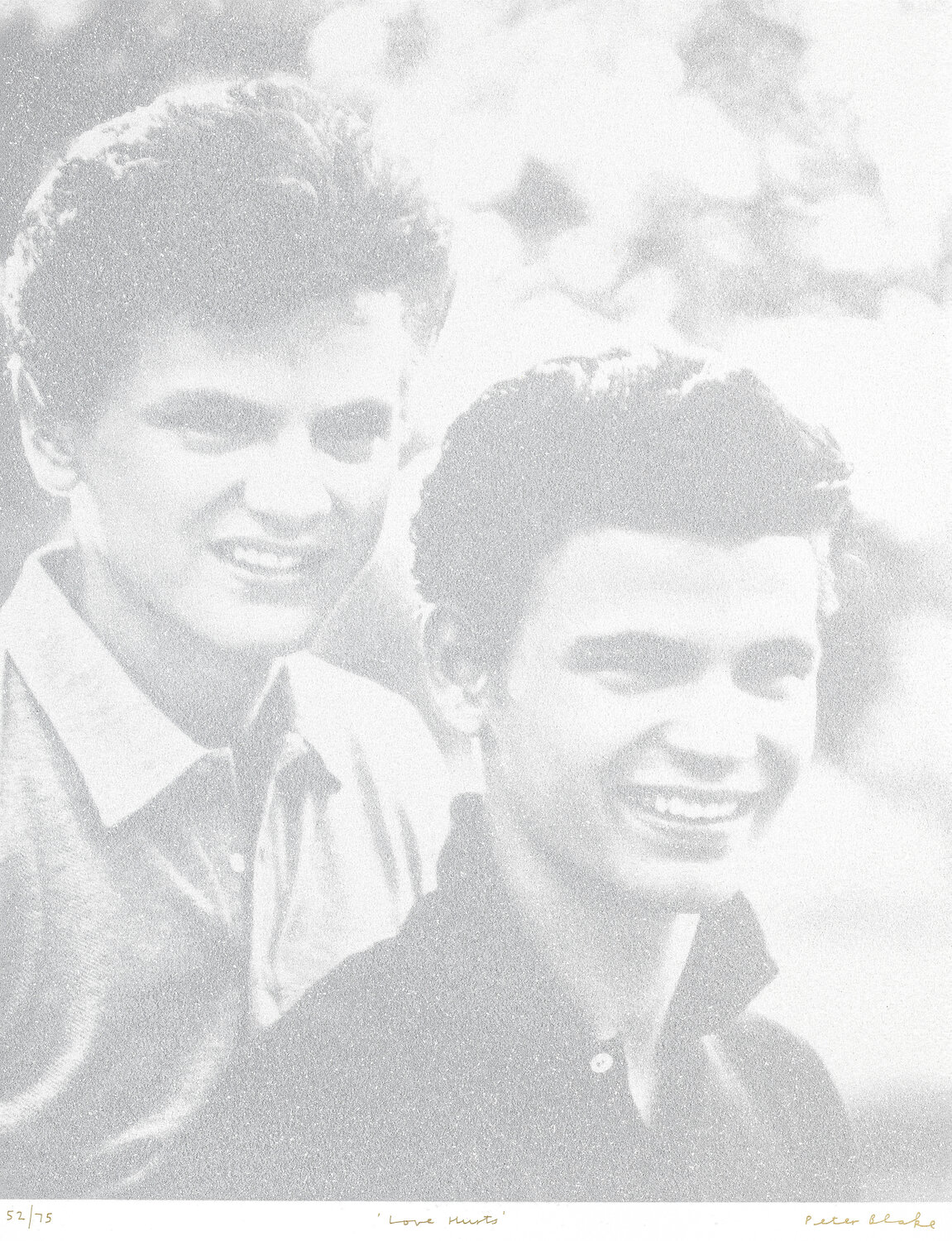 Love Hurts Peter Blake Stampa in vendita