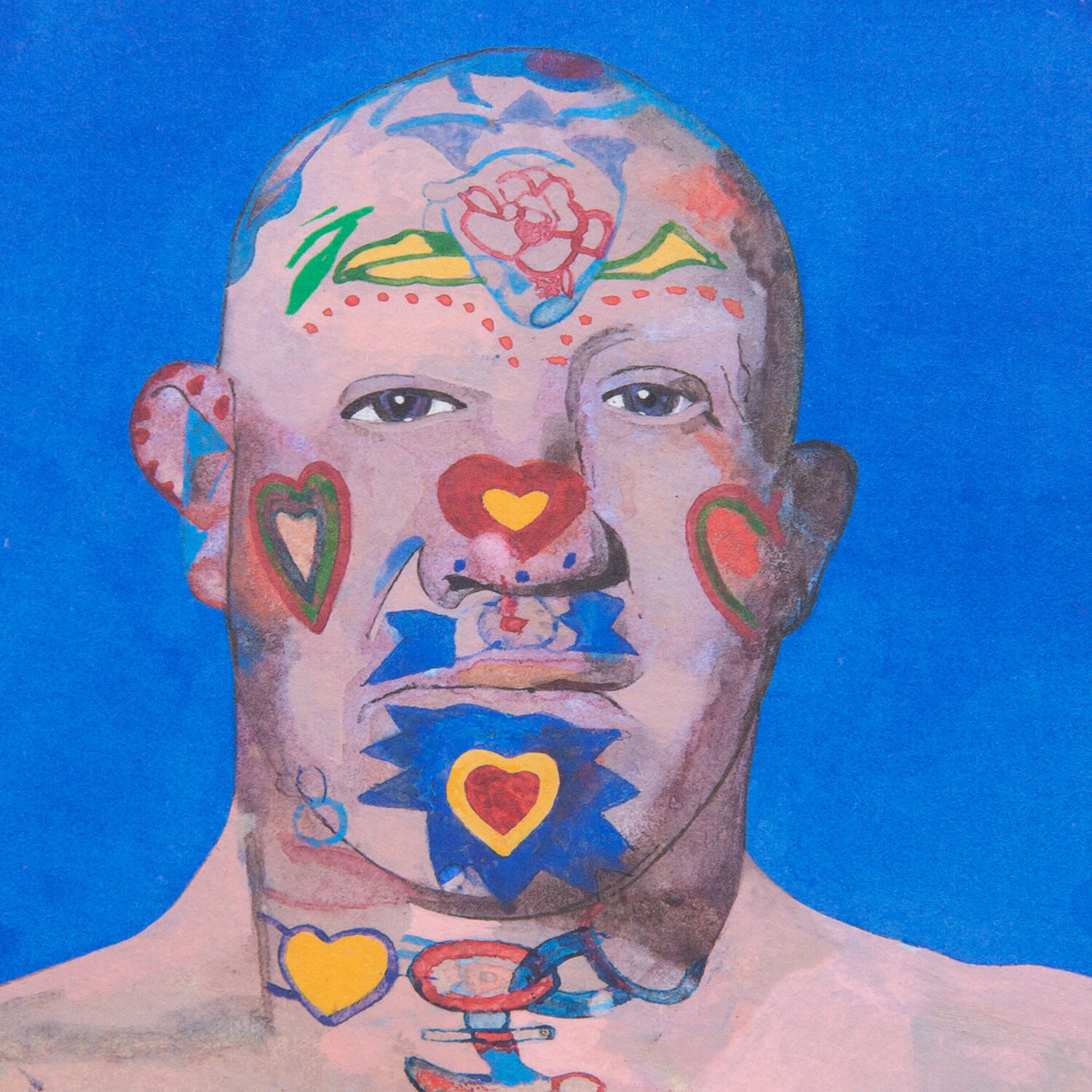 Tattooed Man Peter Blake Stampa in vendita