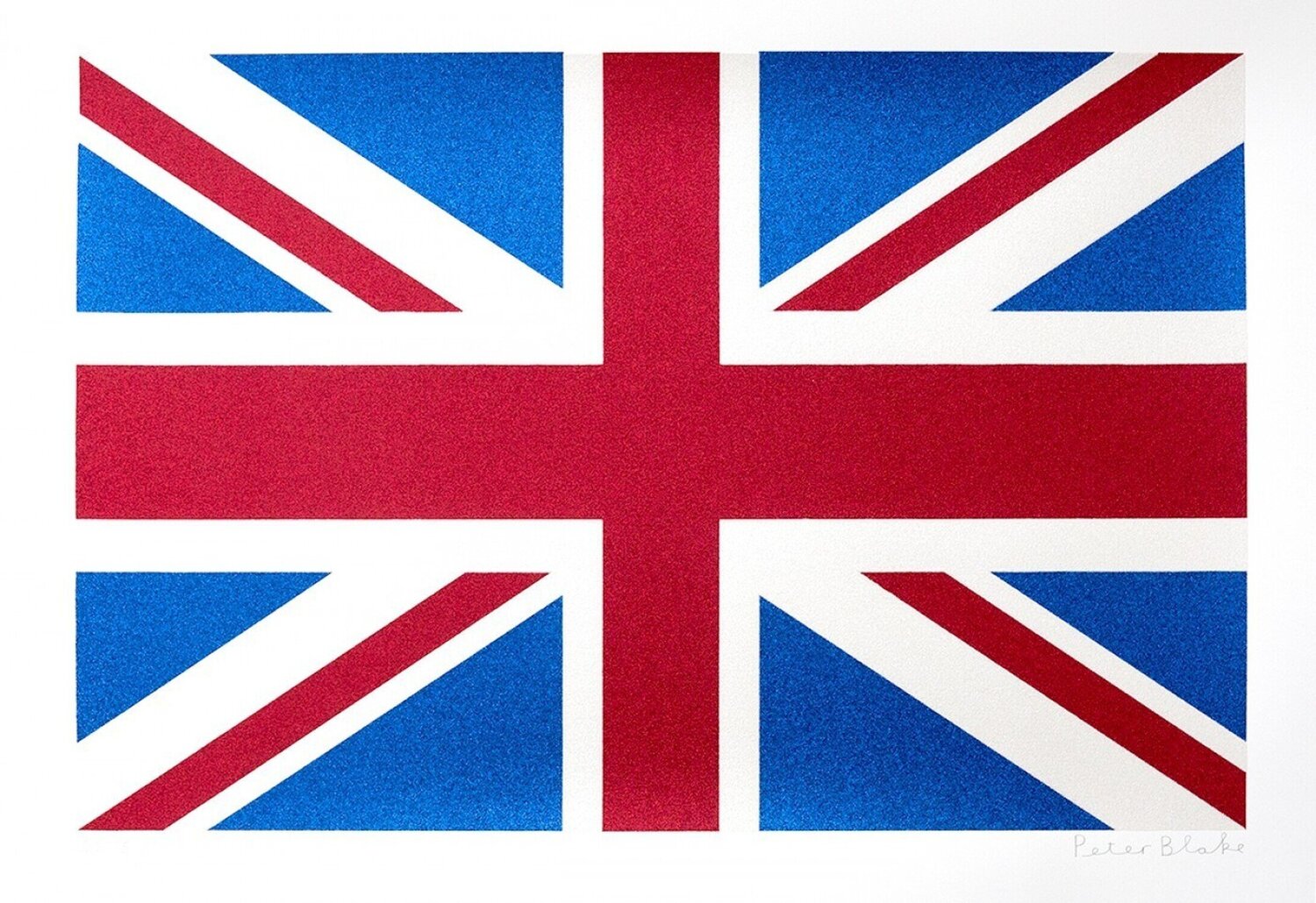 Union Flag Peter Blake Afdruk te koop